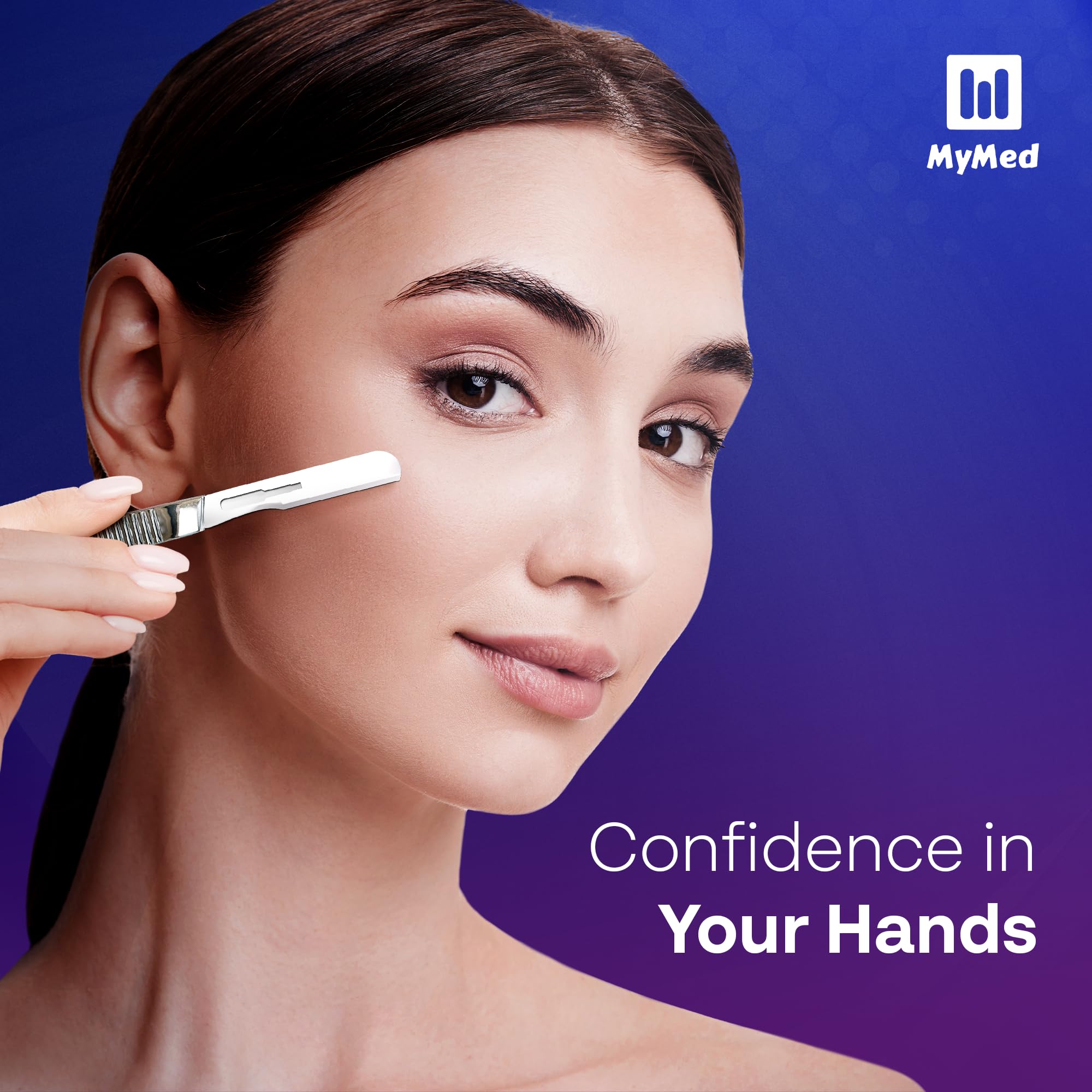 Dermaplaning Oil and 14R Dermaplane Blades, Size 14 Scalpel Blades, High Carbon Steel Dermablade Dermaplane Blades 14 Individually Wrapped Disposable 14 Blade - Image 4