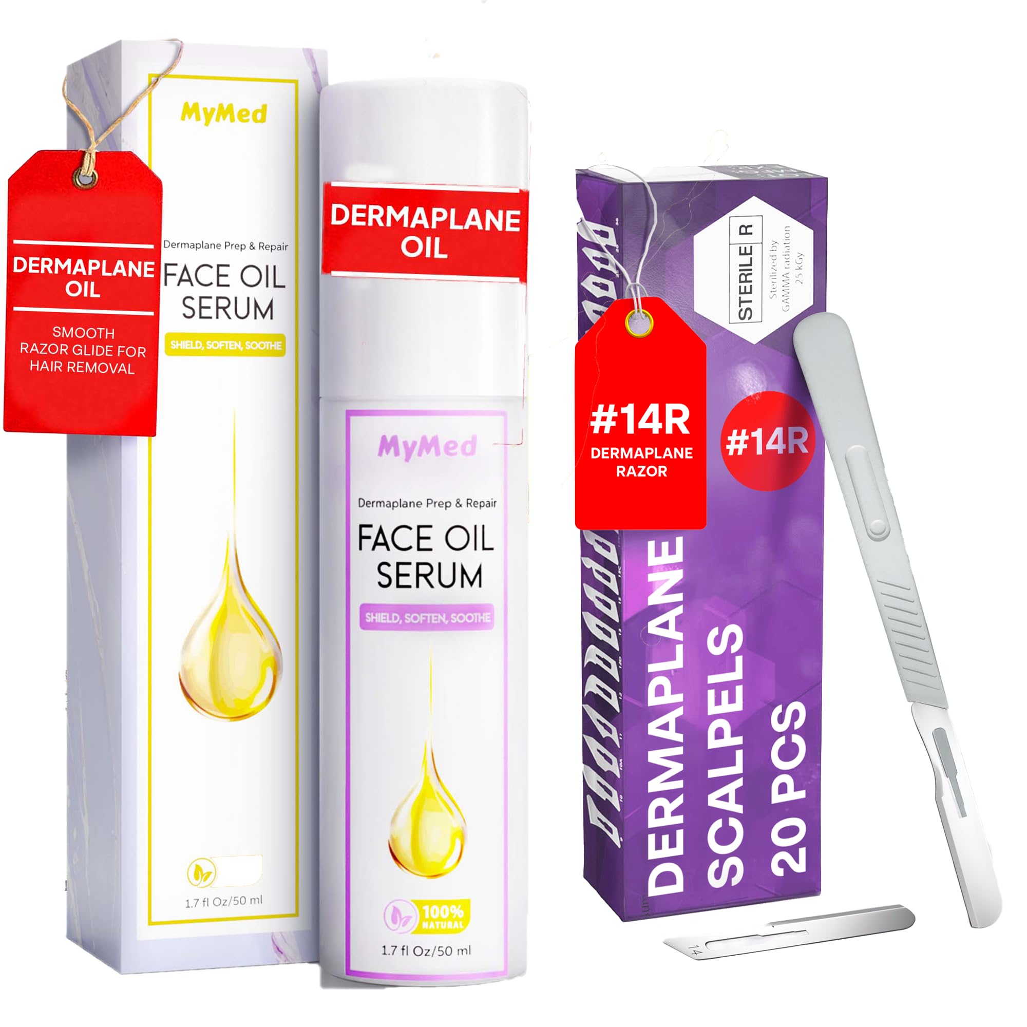 Dermaplane Oil + Dermaplane Razors