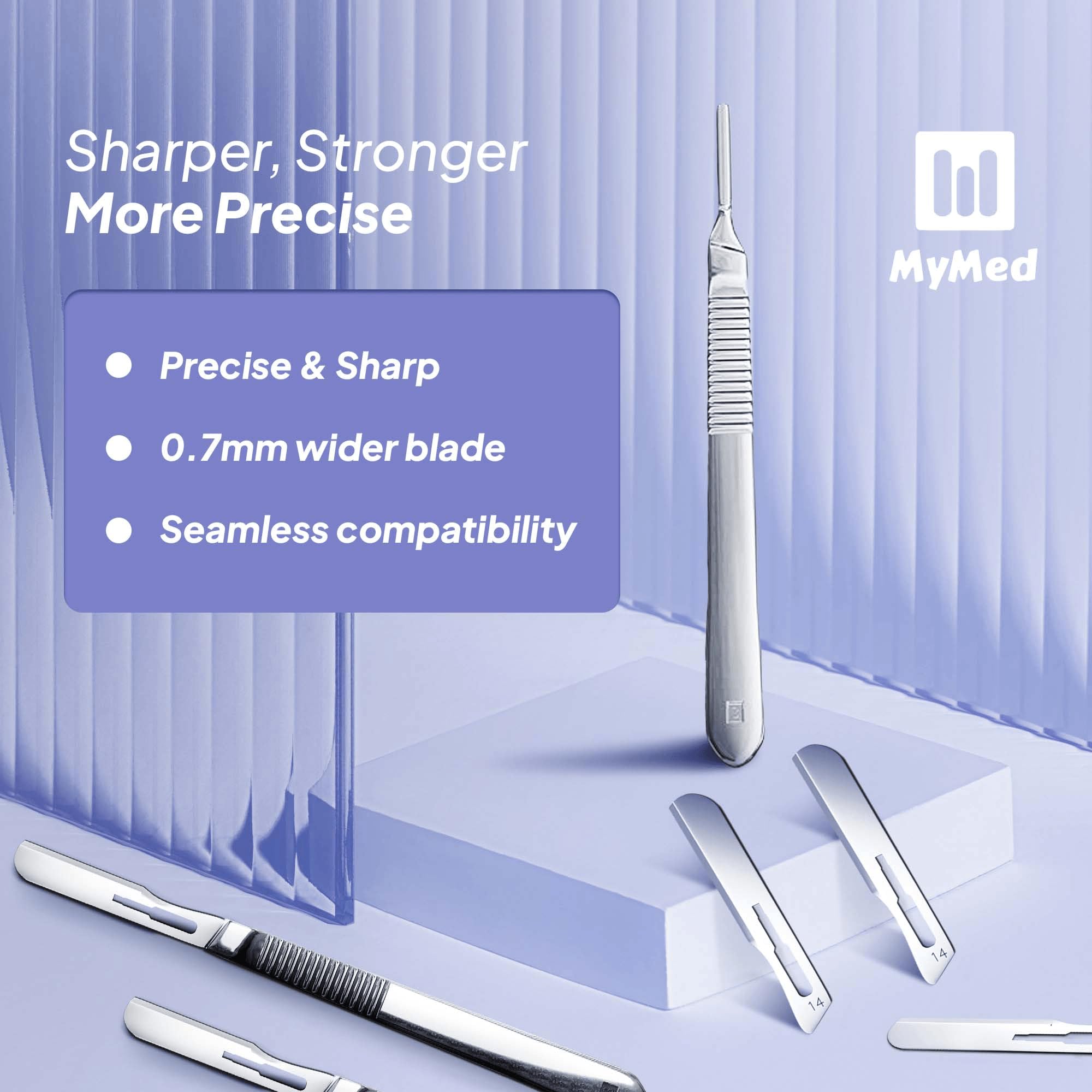 14R Dermaplaning Blades Pack of 30 + Dermaplane Blade Remover Box - Image 3