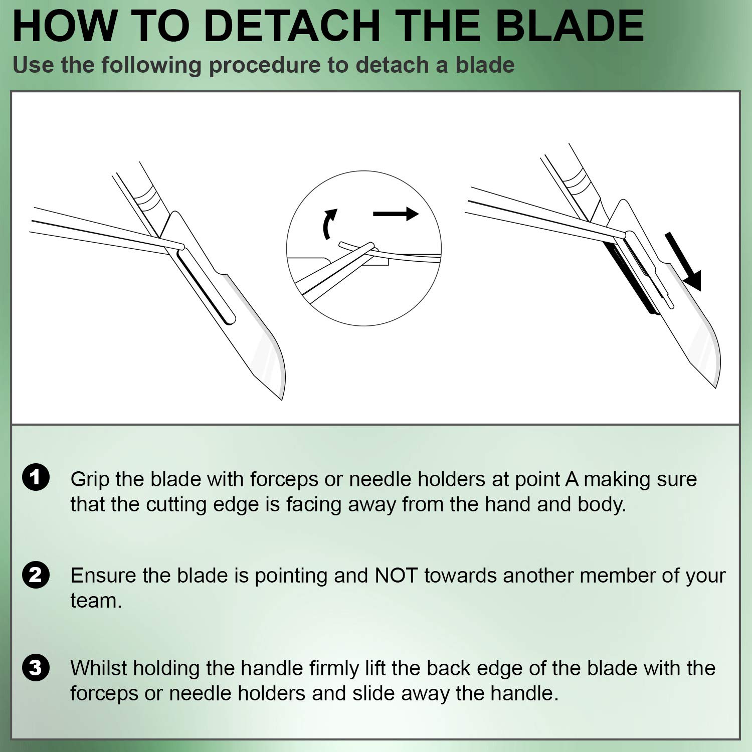 Pack of 15 Surgical Blades 10 and Stainless Steel Scalpel Handle, Size 10 Scalpel Blades with Scalpel Handle, High Carbon Steel Dermablade Scalpels Surgical 10 Blades, Dermaplaning Tool for Face - Image 5